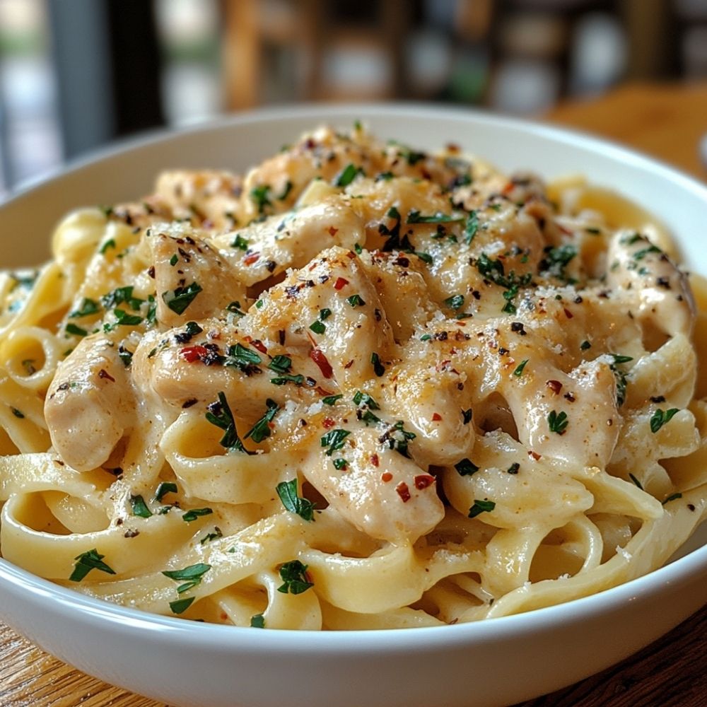 Creamy Garlic Parmesan Chicken Pasta