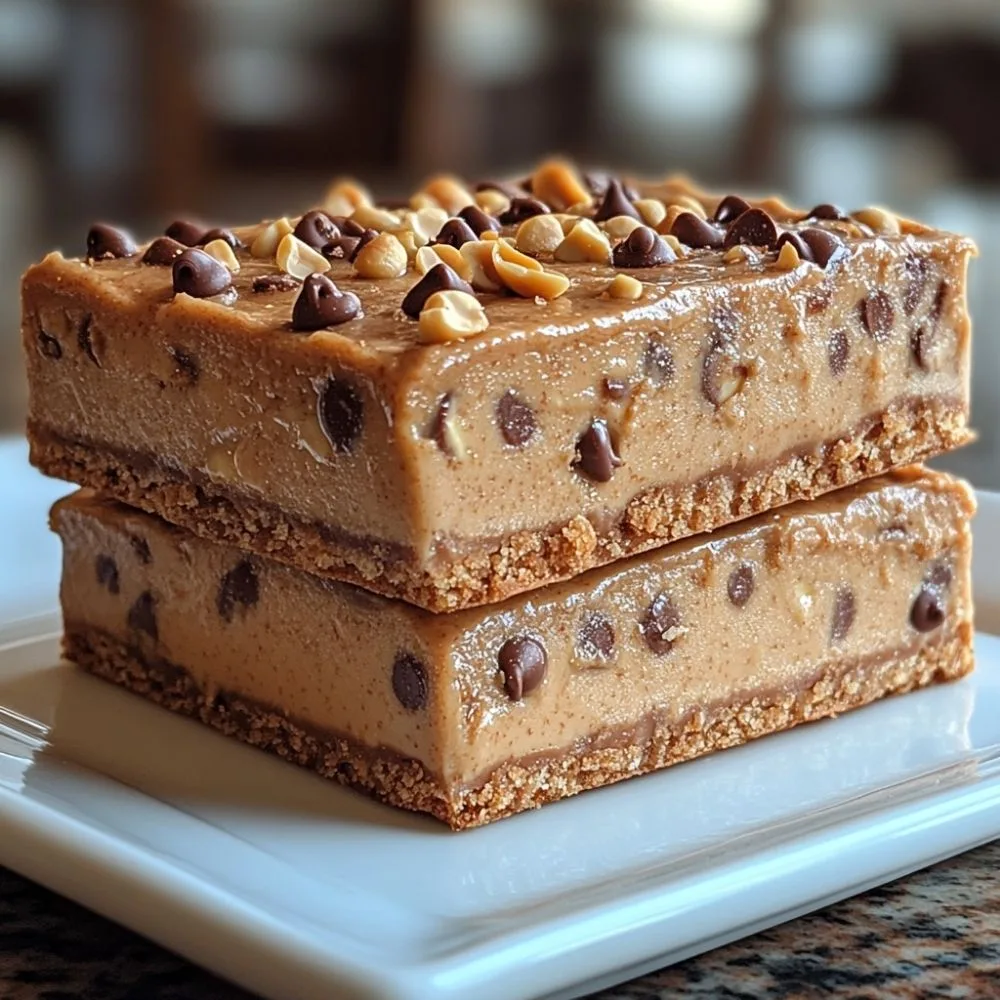 Peanut Butter Frozen Yogurt Bars: Deliciously Easy Treat!