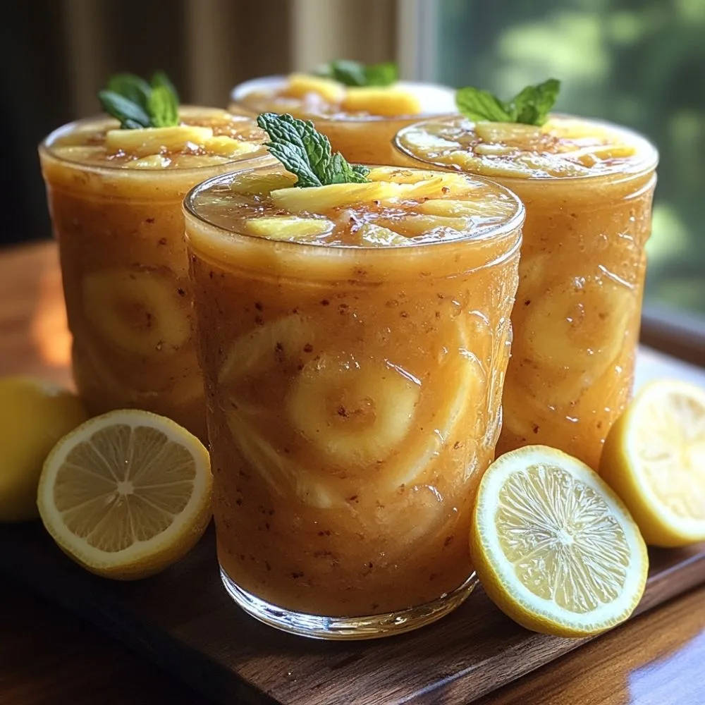 Pineapple Lemonade Punch: Refreshingly Delicious Flavor!