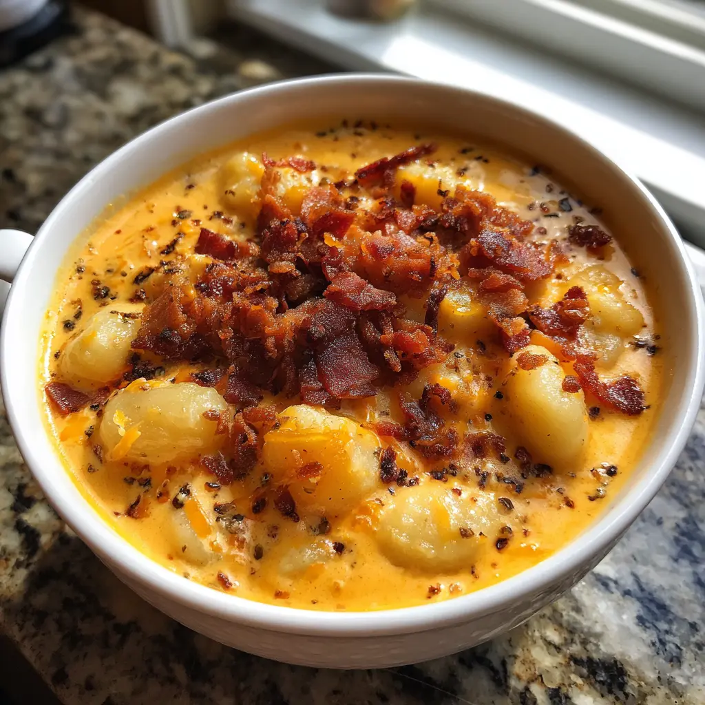 Bacon Cheddar Gnocchi Soup: An Irresistibly Delicious Bowl of Comfort