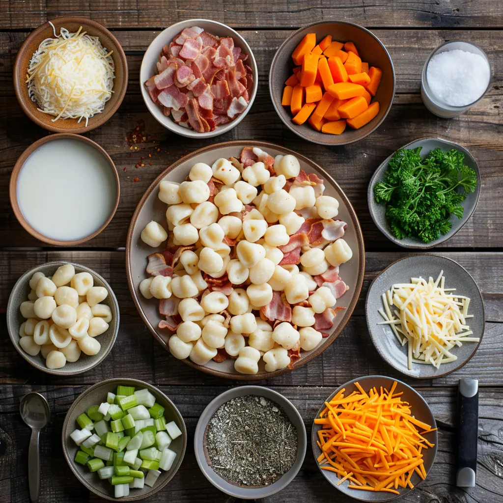 Bacon Cheddar Gnocchi Soup