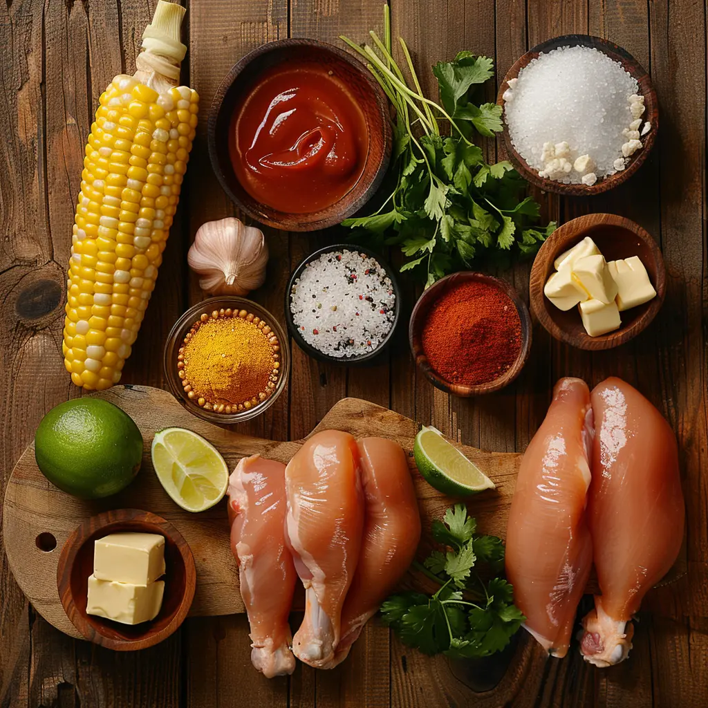 Blackstone BBQ Chicken and Corn