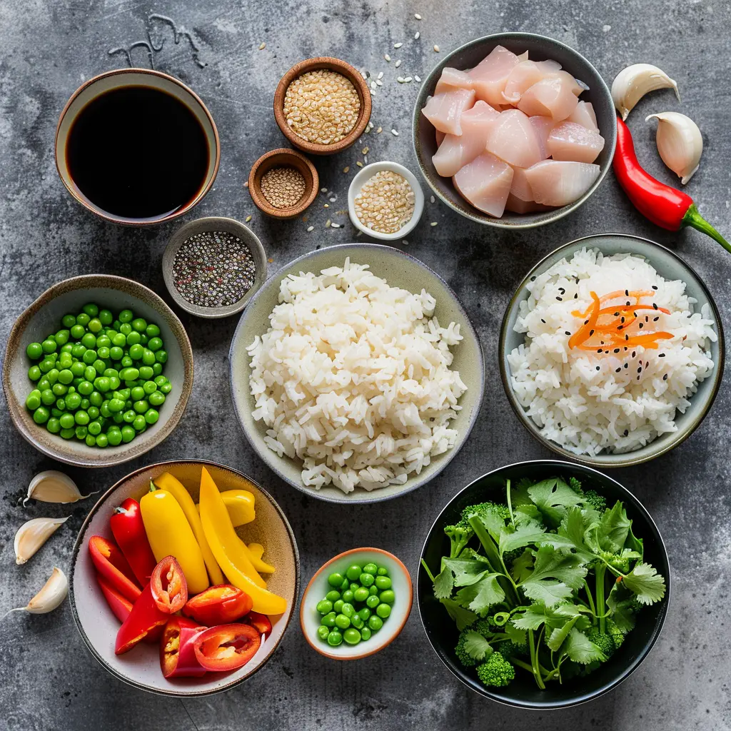 Coconut Chicken Rice Bowl in 20 Minutes