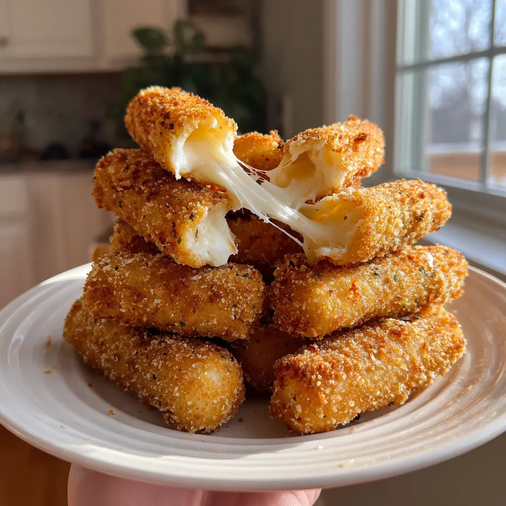 Fried Homemade Mozzarella Sticks: Your Irresistibly Delicious Crispy Dream Come True!