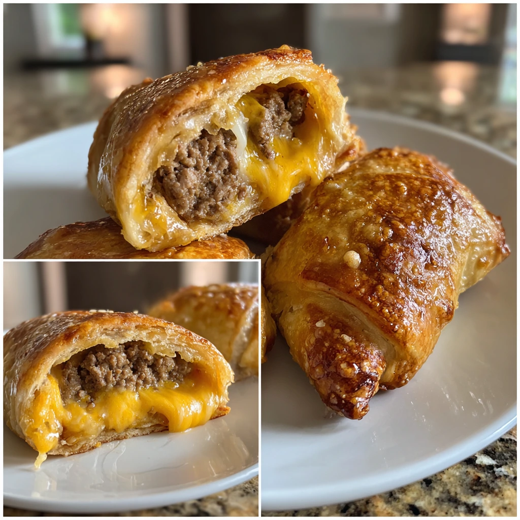Garlic Butter Beef Cheeseburger Rollups: An Irresistibly Delicious Dinner Idea