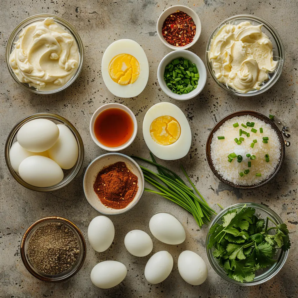 Hot Chili Deviled Eggs