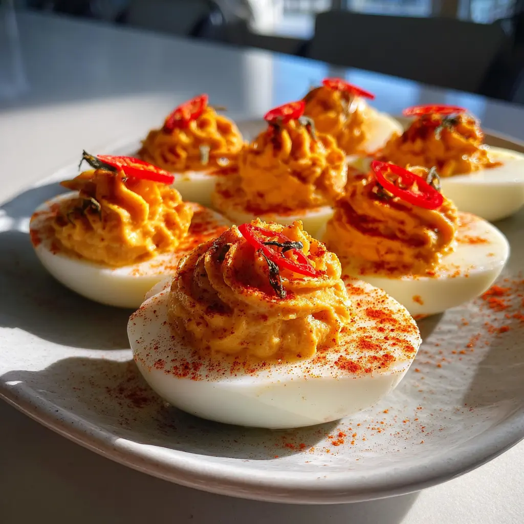 Hot Chili Deviled Eggs: An Irresistible Spicy Flavor Awaits!