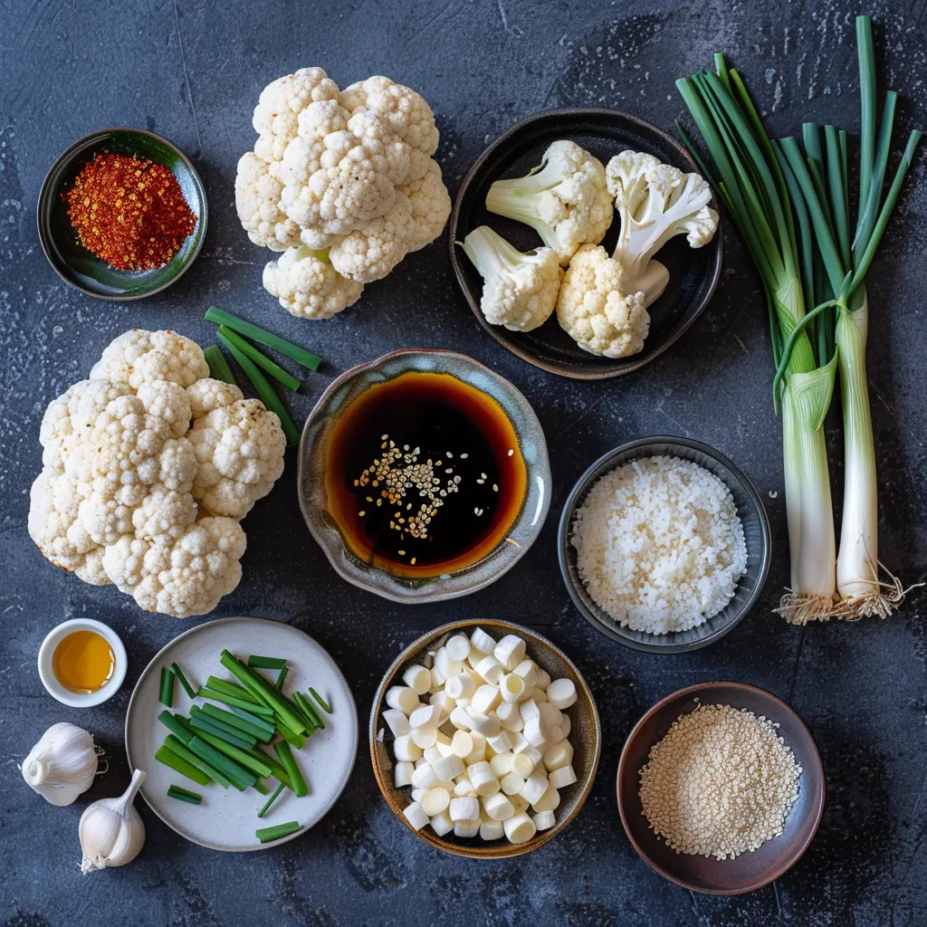 Korean Baked Cauliflower
