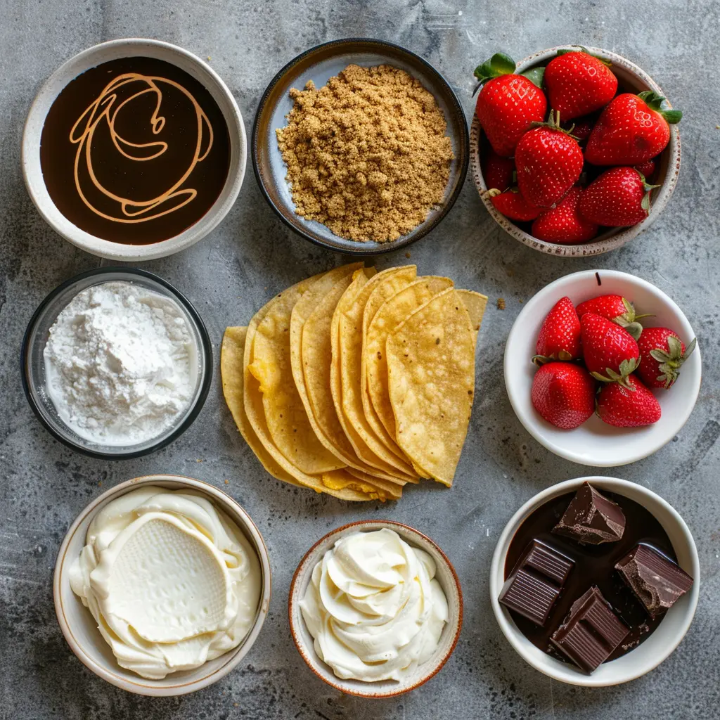 Strawberry Crunch Cheesecake Tacos