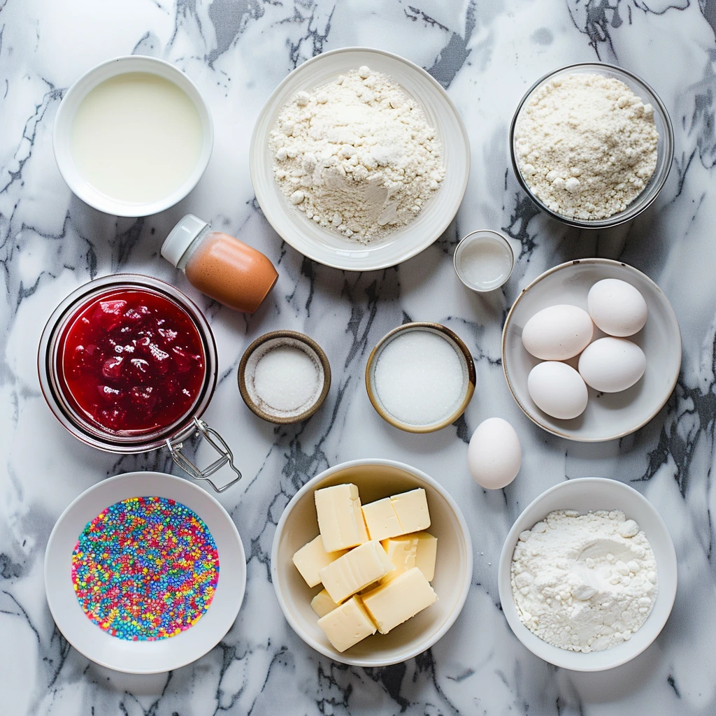 Strawberry Pop Tart Cookie Bars