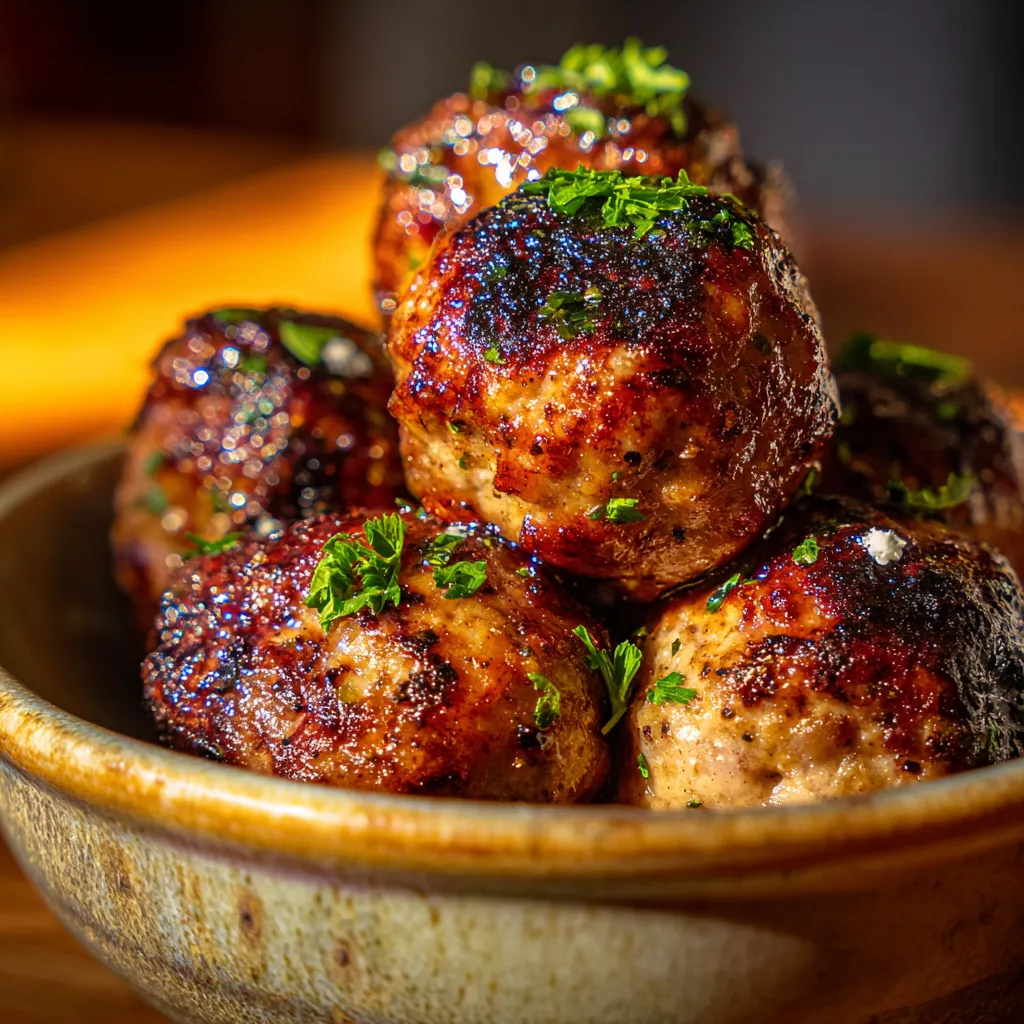 Apple and Sage Turkey Meatballs