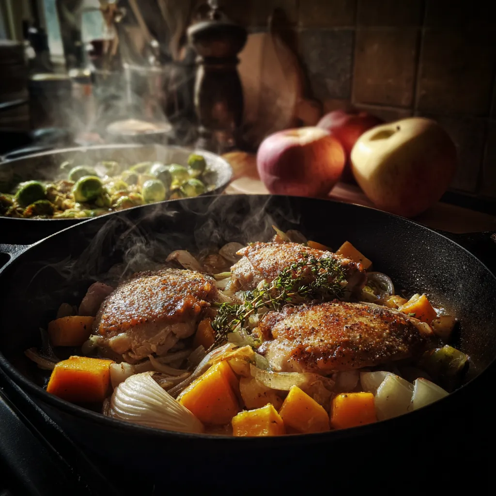 Autumn Harvest Chicken Skillet