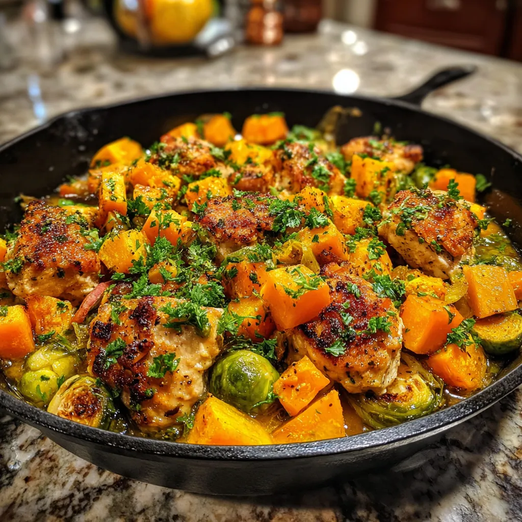 Autumn Harvest Chicken Skillet: Taste Fall’s Best!