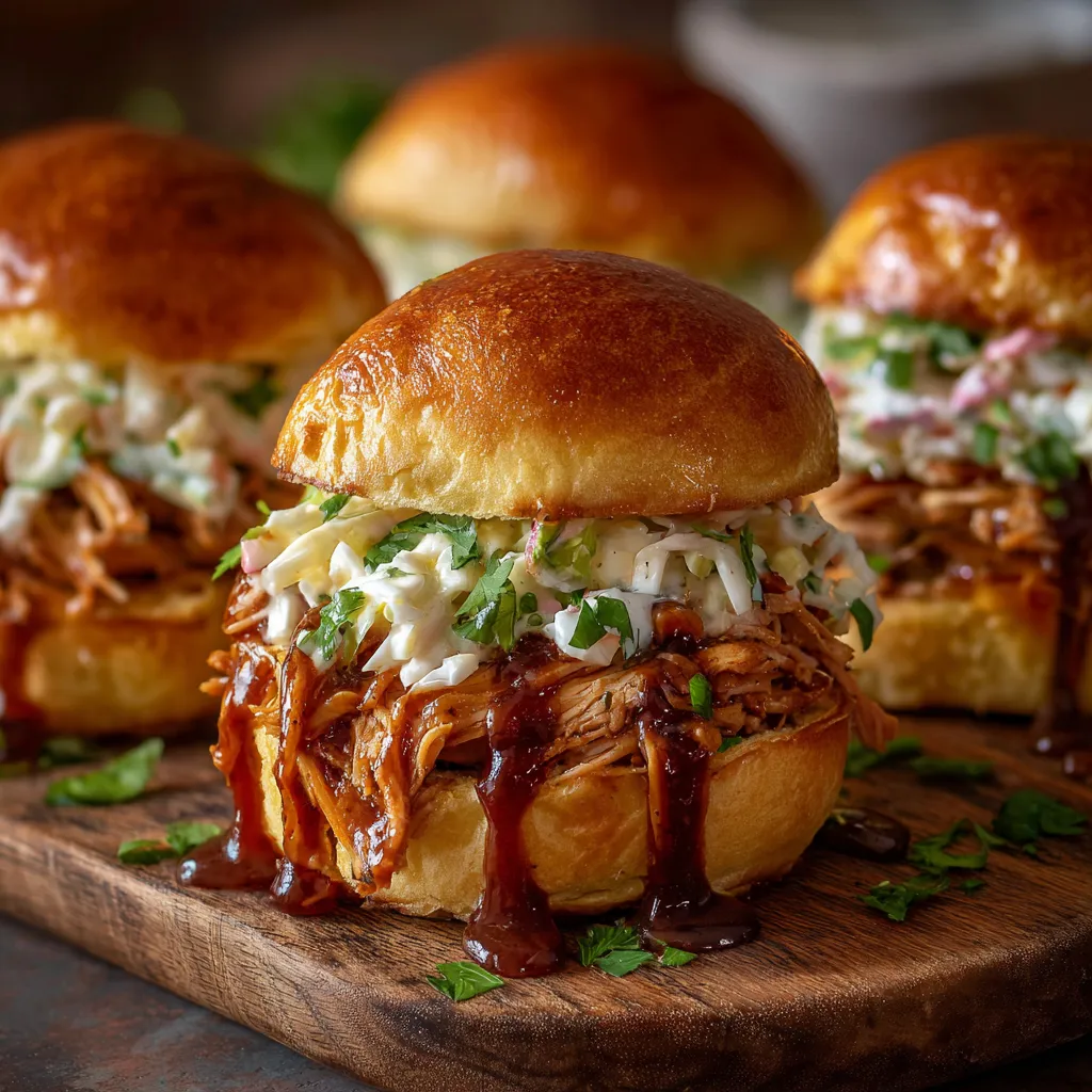 BBQ Chicken Sliders: Tangy Coleslaw Recipe Revealed!