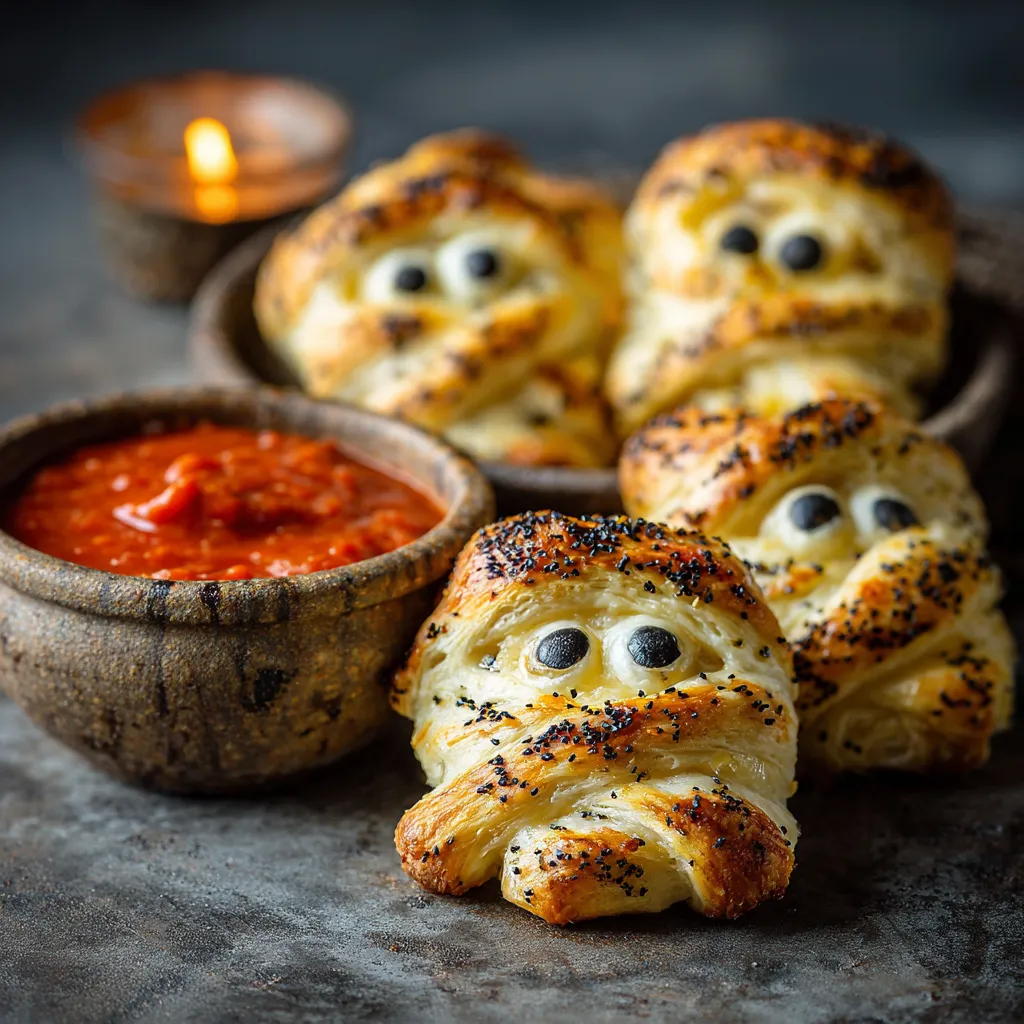 Baked Cheese Mummies: Unwrap this Spooky Treat!