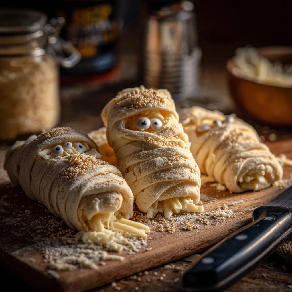 Baked Cheese Mummies