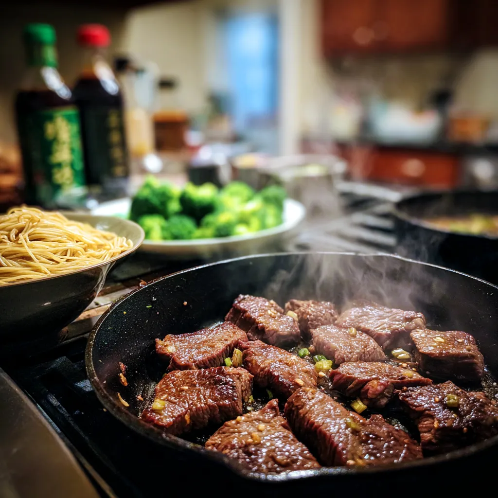 Beef and Broccoli Noodles