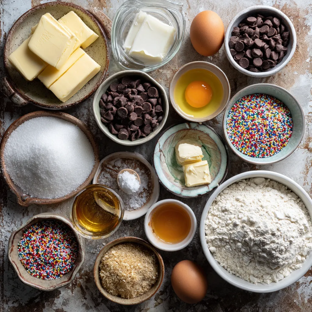 Cake Batter Chocolate Chip Cookies