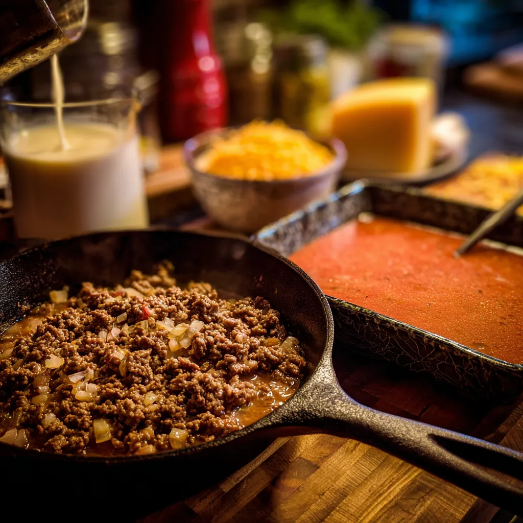 Cheeseburger Tater Tot Casserole