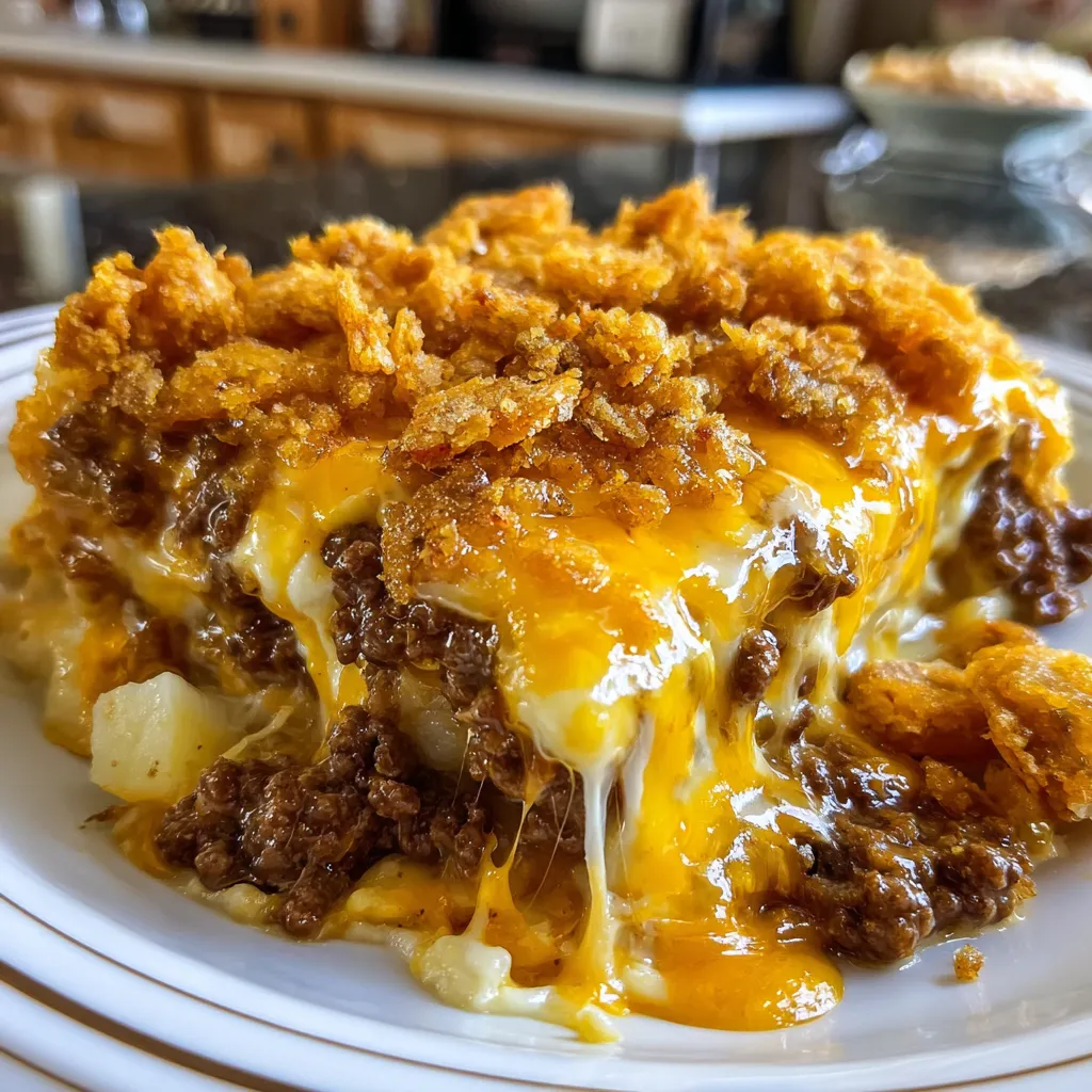 Cheesy Beef and Potato Casserole: Your New Favorite!