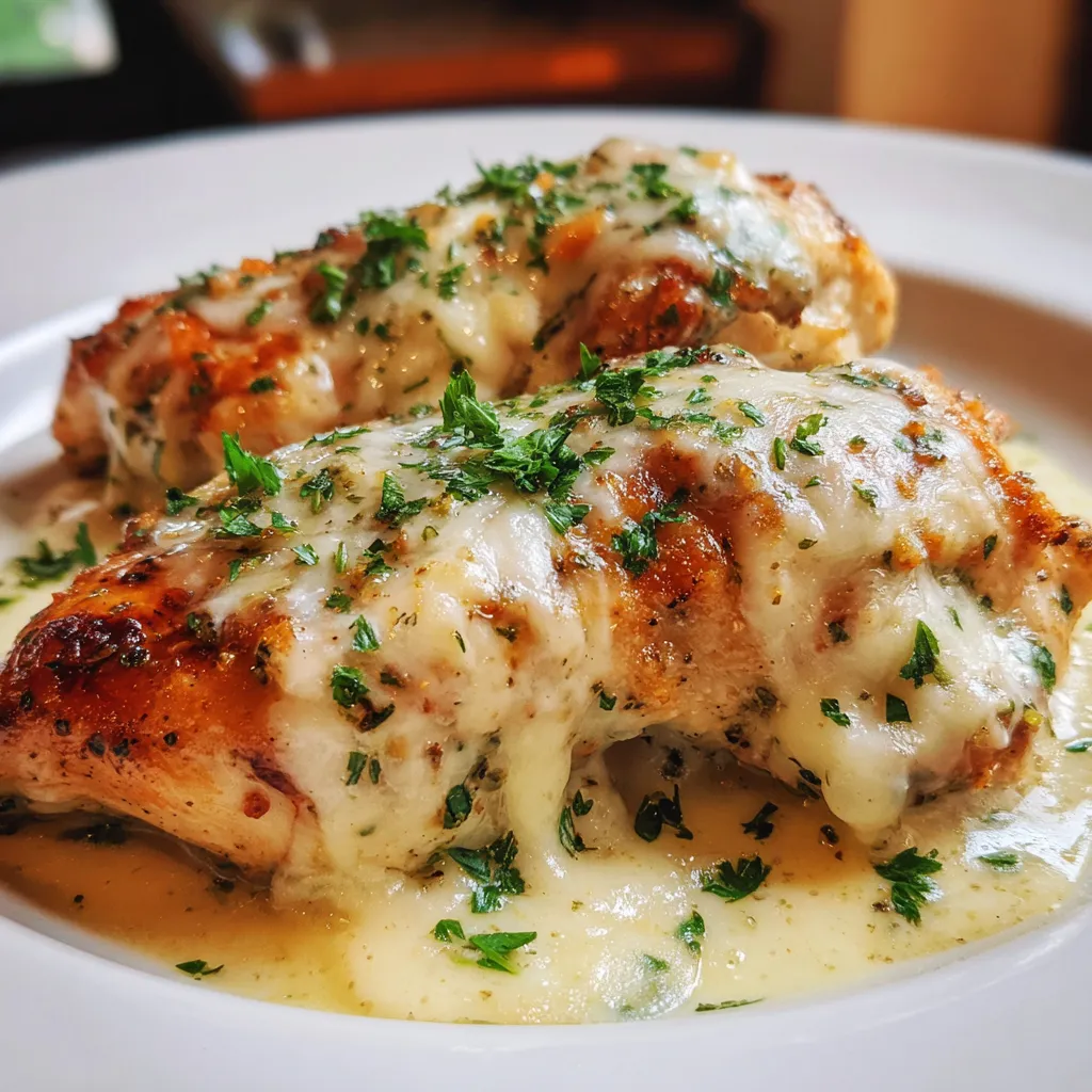 Cheesy Garlic Chicken