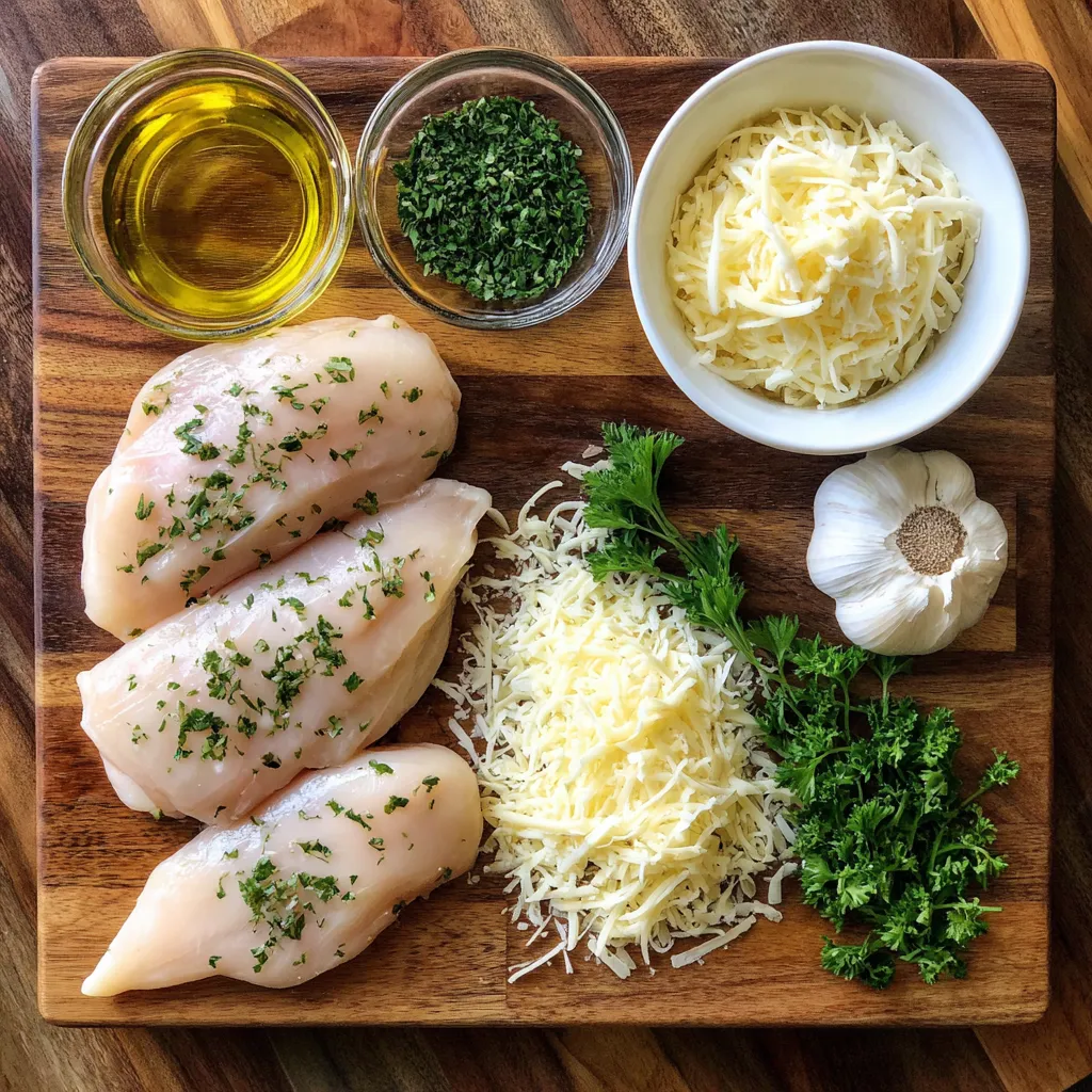 Cheesy Garlic Chicken