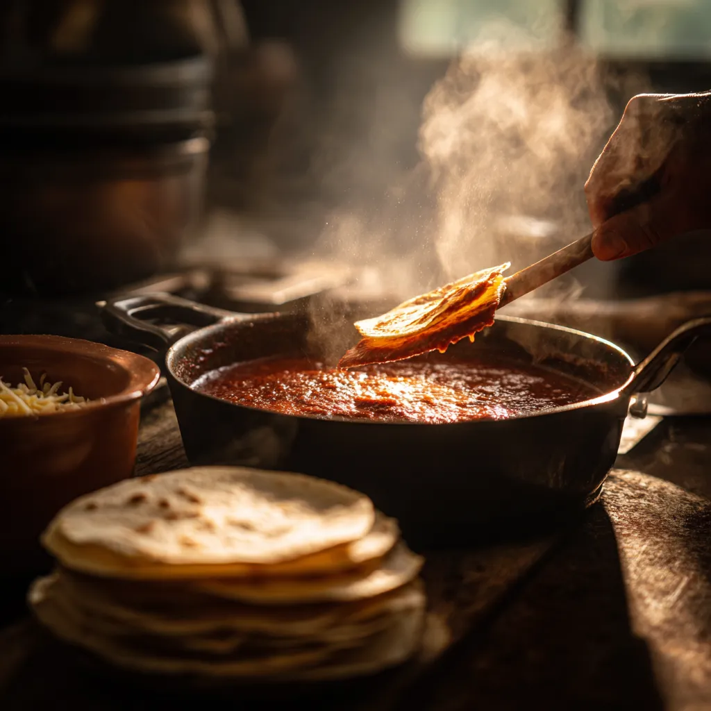 Chimayo Red Chile Enchilada