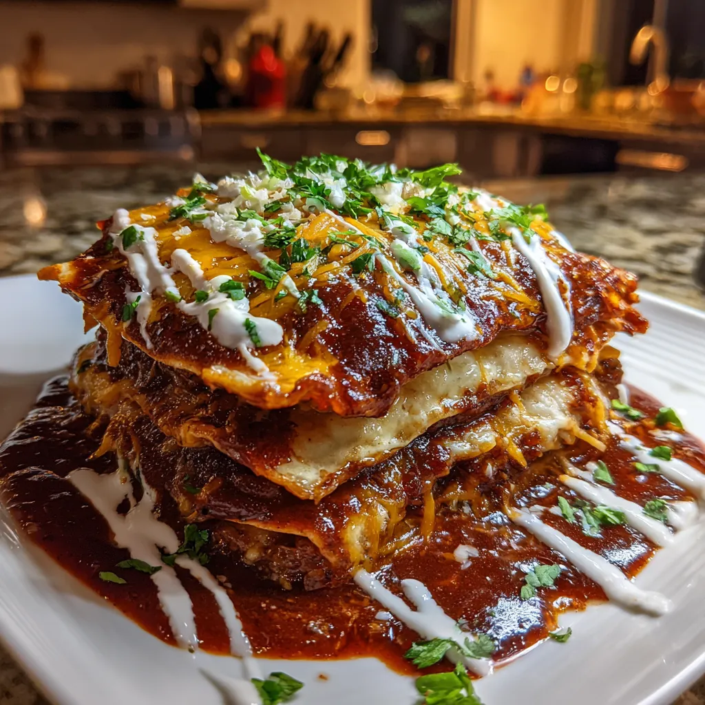 Chimayo Red Chile Enchilada