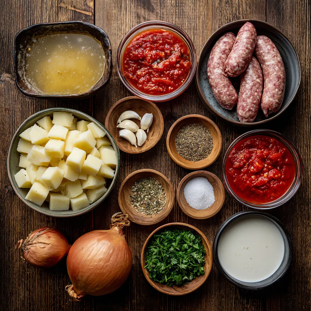 Cozy Italian Sausage and Potato Soup
