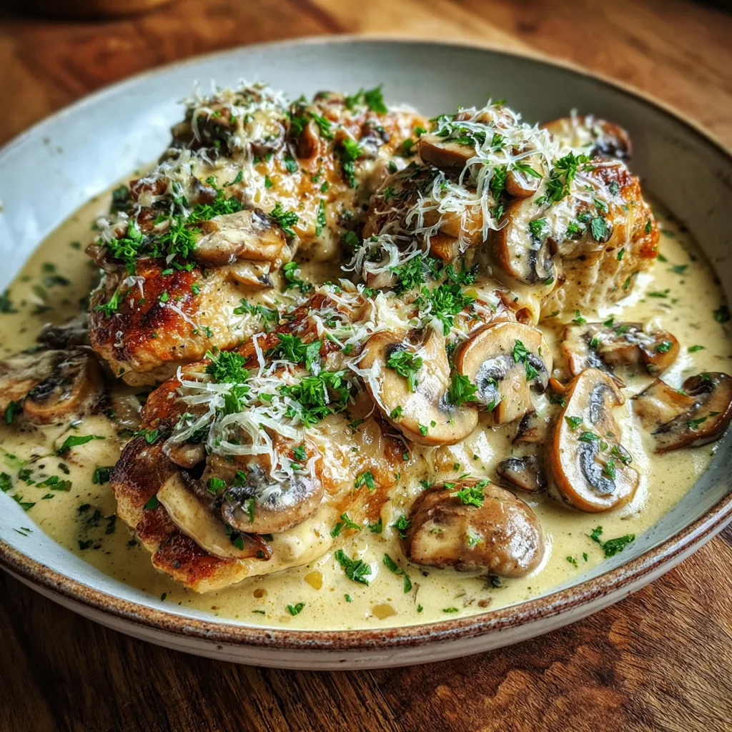 Creamy Mushroom Chicken: Taste This Delicious Dish!
