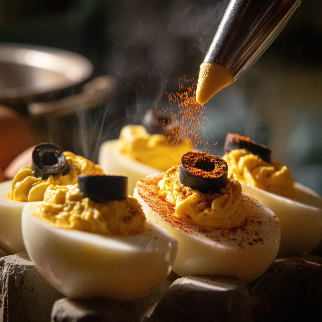 Make Creepy Deviled Eggs