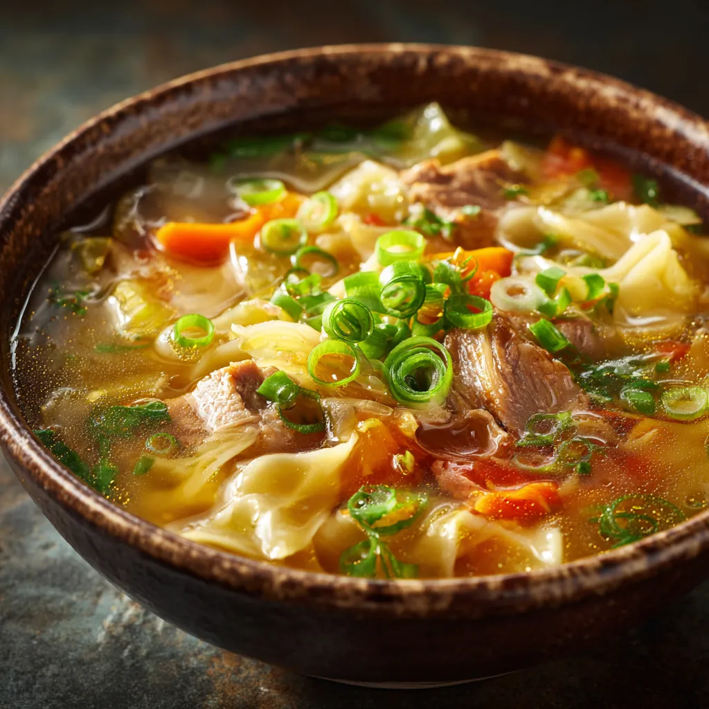 Easy Egg Roll Soup