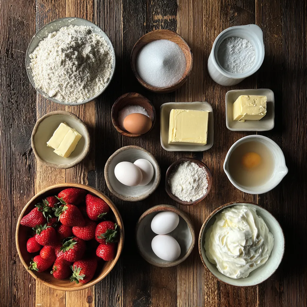 Fluffy Italian Strawberry Shortcake