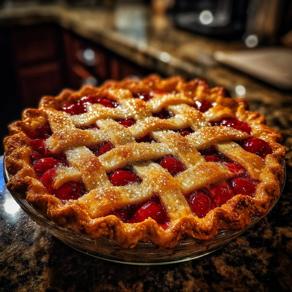 Fresh Cherry Pie: Taste the Sweetness, Love the Crust.