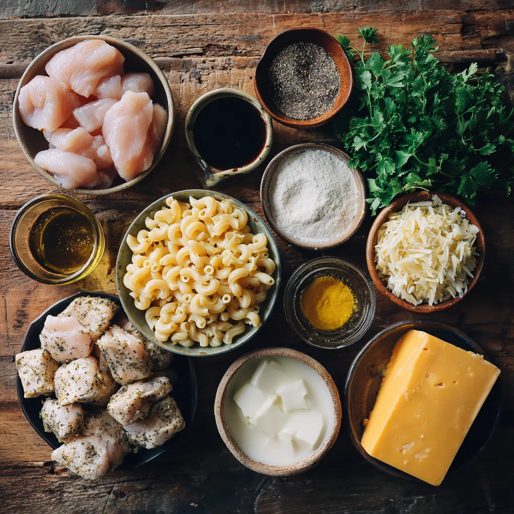 Honey Pepper Chicken Mac and Cheese
