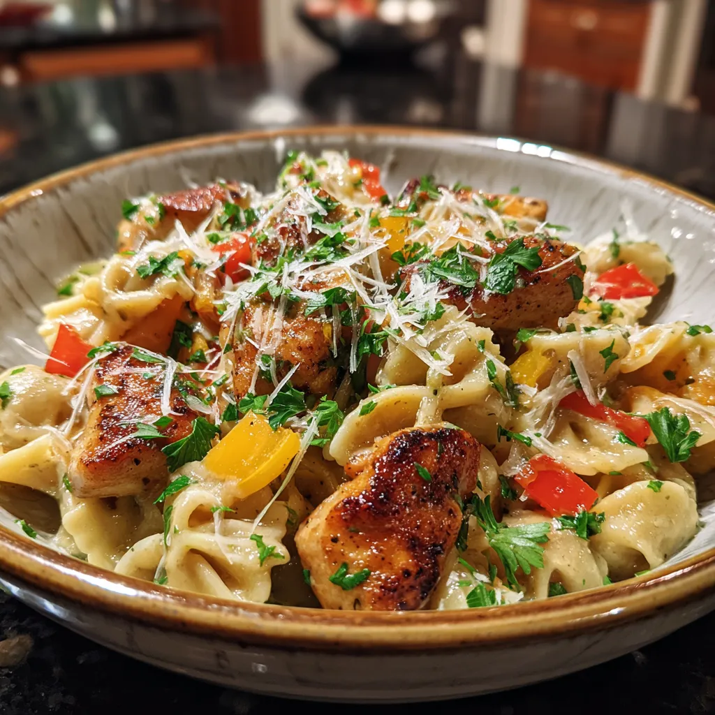 Macro Friendly Cajun Chicken Pasta