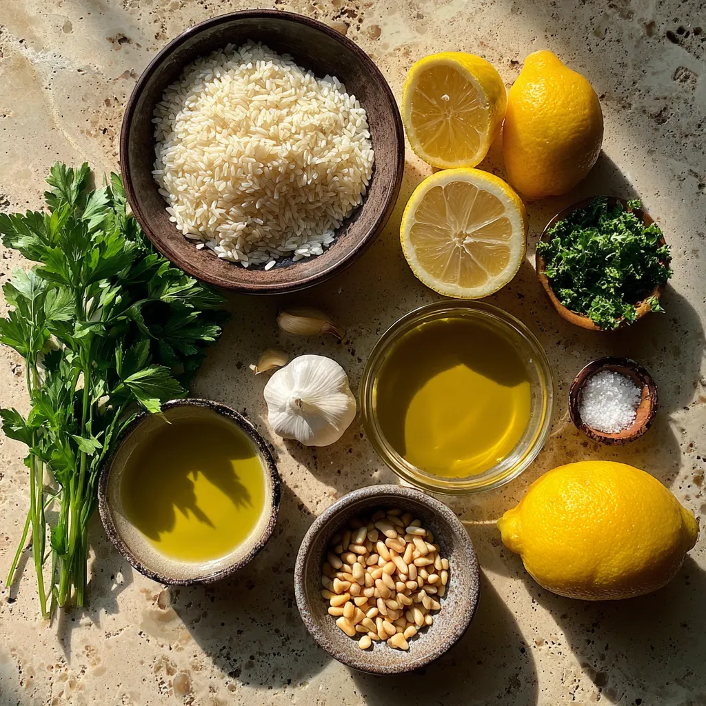 Mediterranean Lemon Rice