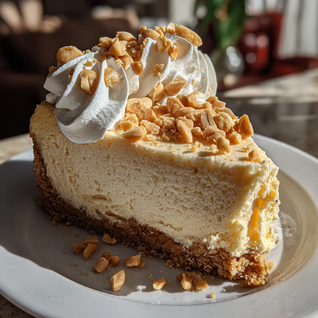 Peanut Butter Cottage Cheese Cheesecake