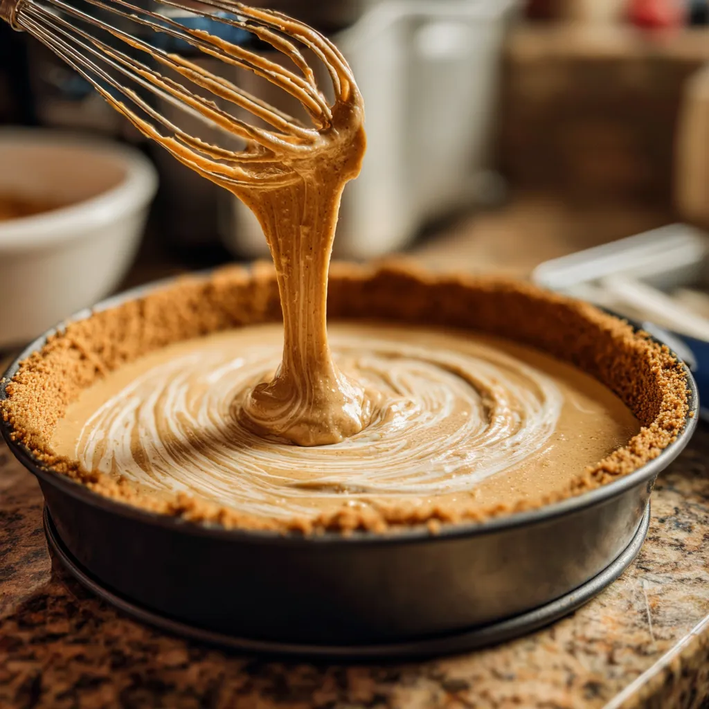 Peanut Butter Cottage Cheese Cheesecake