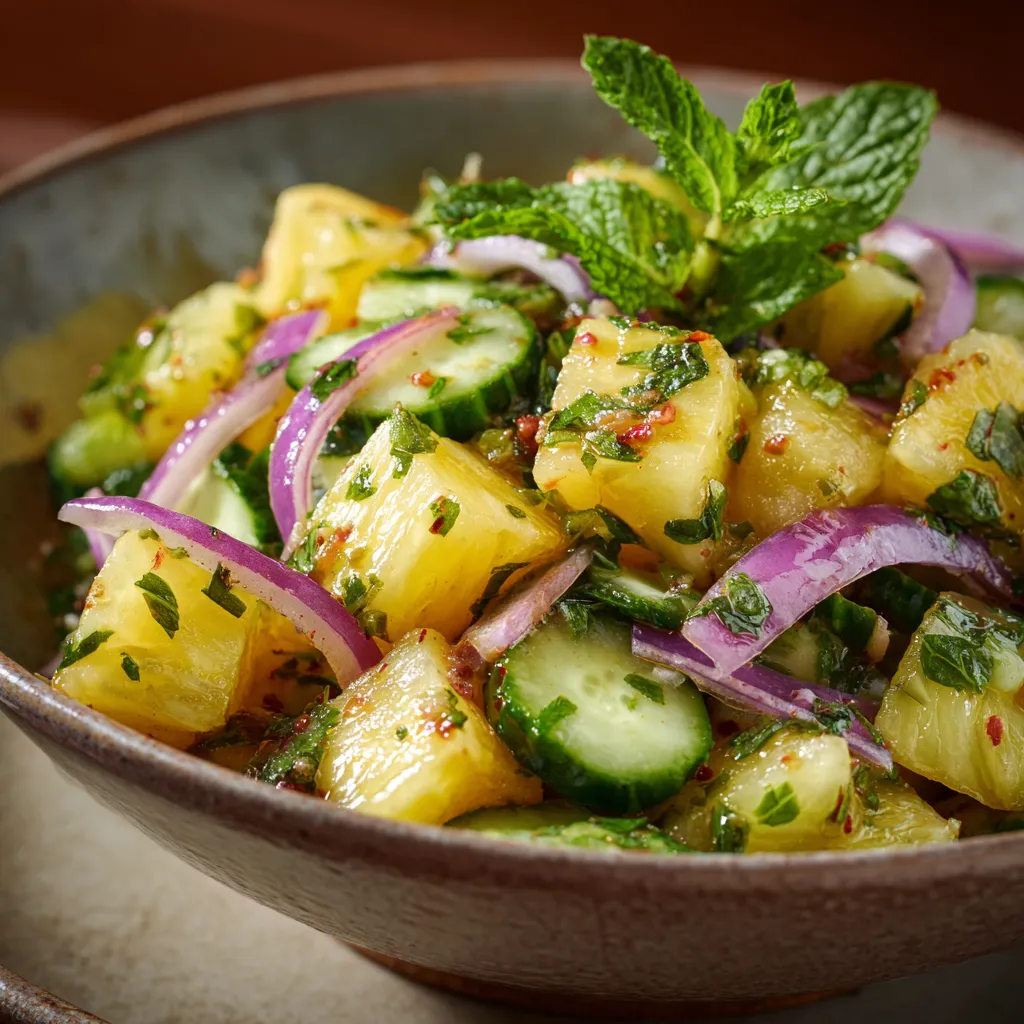 Pineapple Cucumber Salad