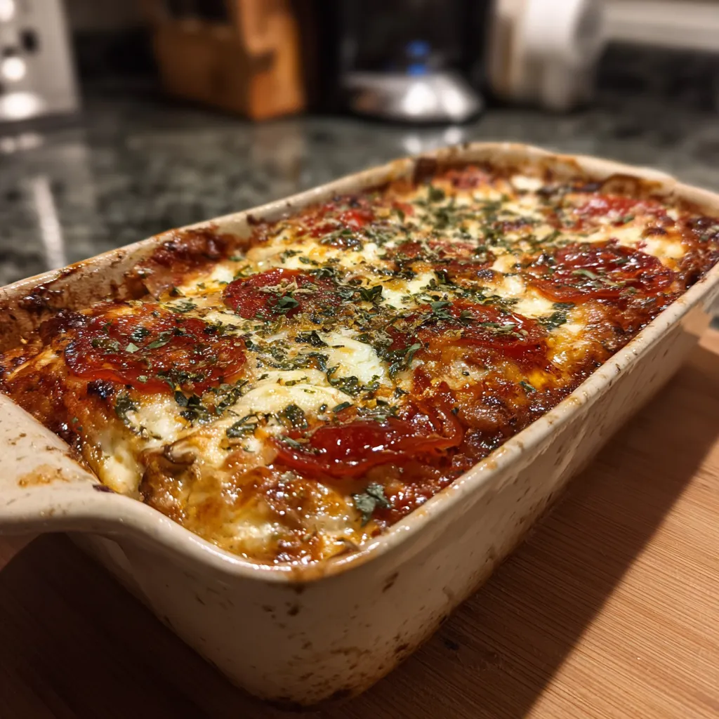 Pizza Style Cottage Cheese Bake: Delicious & Easy Recipe