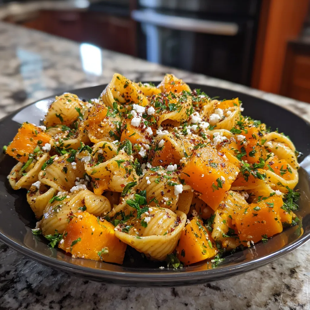 Roasted Butternut Squash Pasta Salad