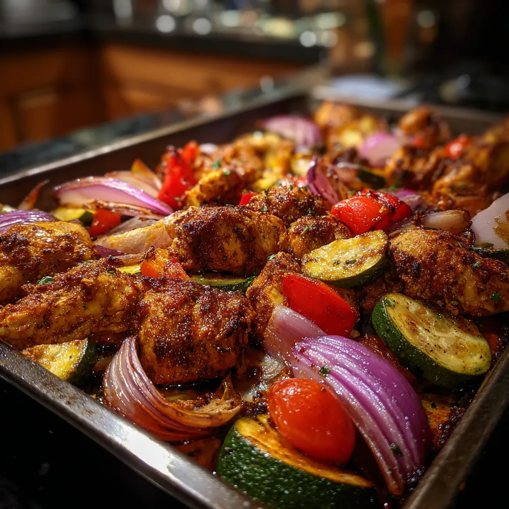 Sheet Pan Chicken Shawarma: Your Quick, Flavorful Meal!