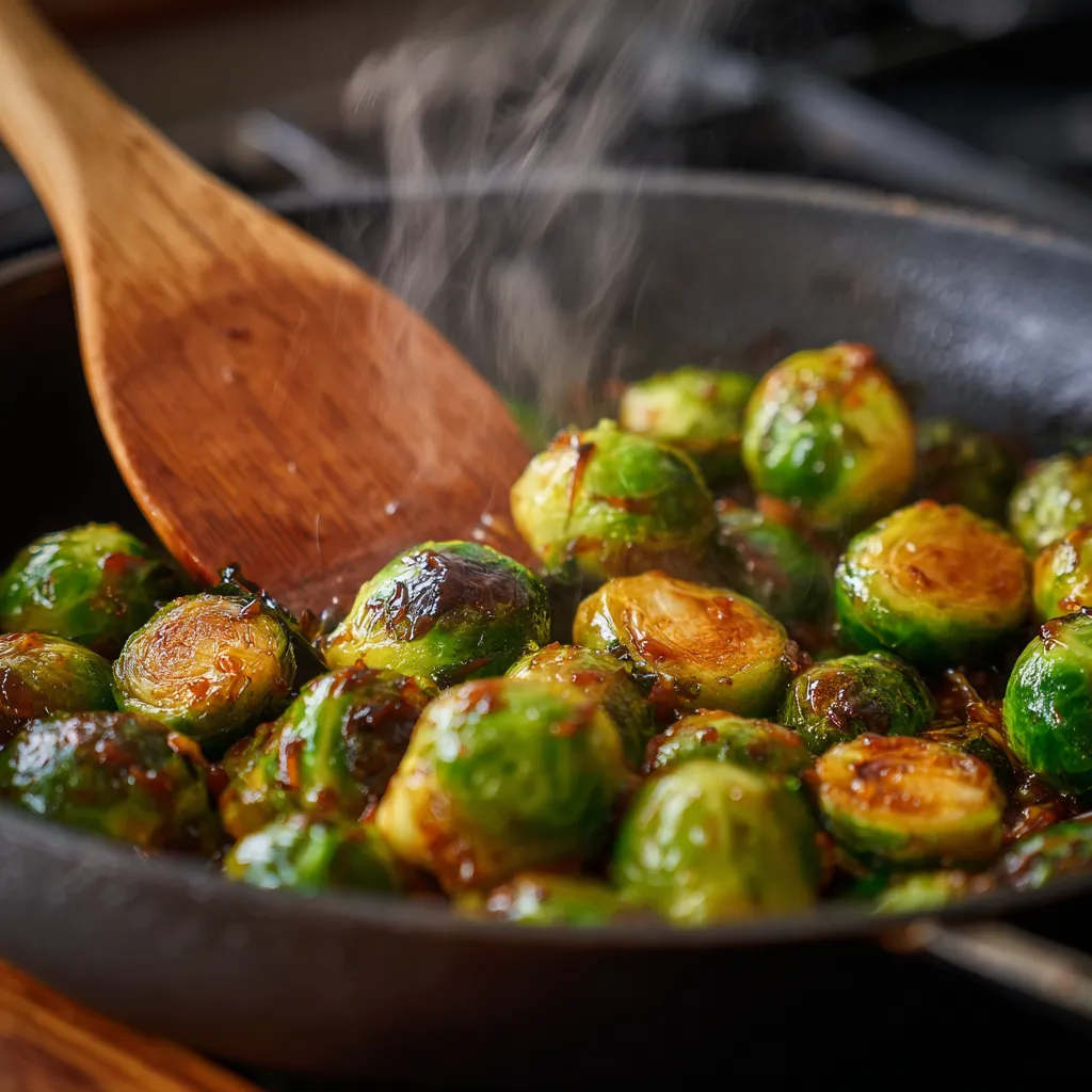 Sweet and Sour Brussels Sprouts