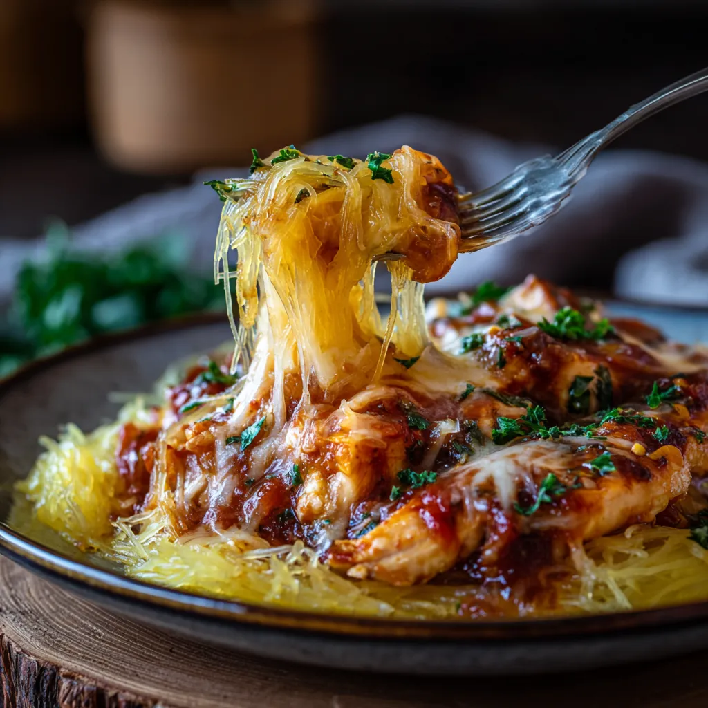 Tuscan Chicken and Spaghetti Squash