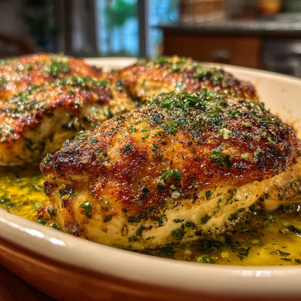 Garlic Parmesan Chicken Bake: Easy Dinner Delight!