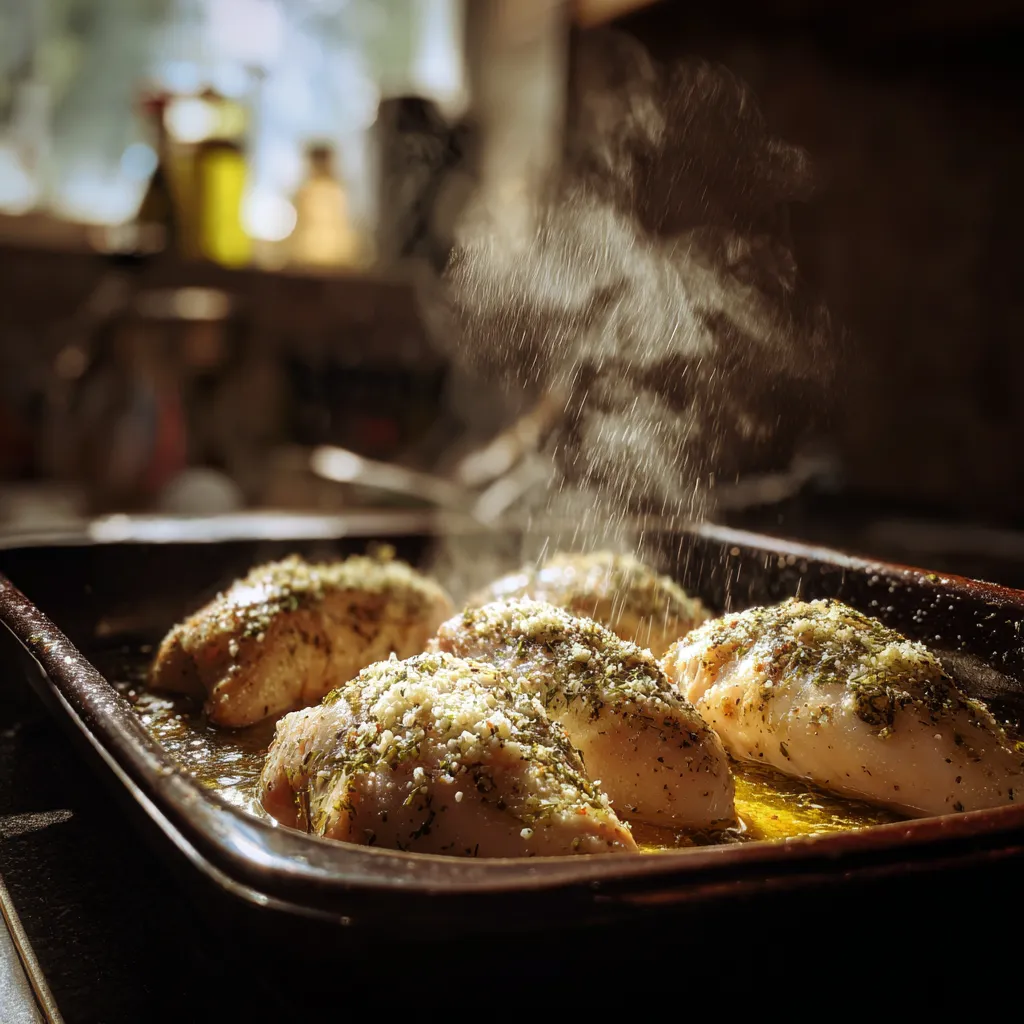 Garlic Parmesan Chicken Bake