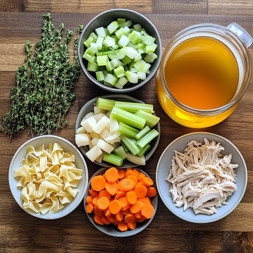 Chicken Noodle Soup with Rotisserie