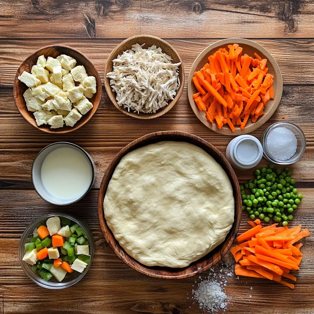 Chicken Pot Pie with Crescent Rolls