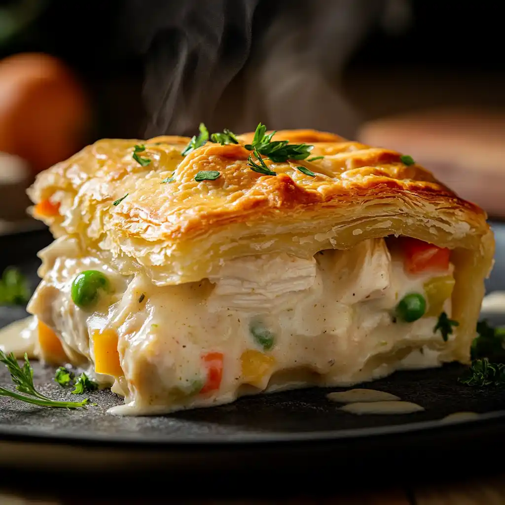 Chicken Pot Pie with Crescent Rolls